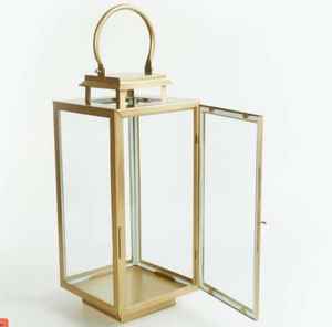 Lanterne à bougie en métal de style vintage fait à la main, décoration d'intérieur de meilleure qualité, bougeoirs et bocaux en métal au meilleur prix - Product Image 2