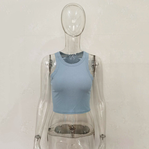 Haute qualité Logo personnalisé femmes longue longueur Gym Fit Top respirant Jersey tissu Style décontracté avec Logo avant - Product Image 6