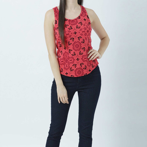 Camiseta sin Mangas Blanca de Algodón 100% para Mujer, Informal, Deportiva, Transpirable, para Verano - Product Image 6