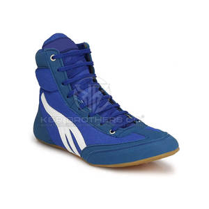 Chaussures de boxe légères avec soutien de cheville haut pour l'entraînement et les combats Chaussures de boxe professionnelles - Product Image 1