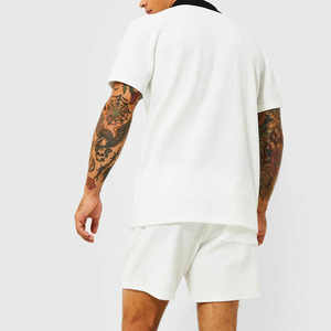 Conjunto de camisa y pantalón con cuello vuelto transpirable y precio al por mayor con conjunto doble de dos piezas personalizado de alta calidad para hombre - Product Image 2