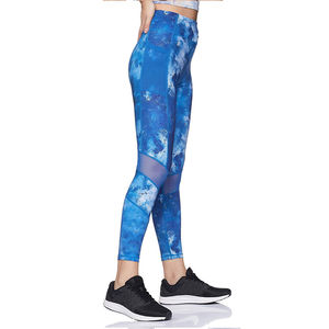 Leggings Deportivos para Mujer, Color Azul, Diseño Estampado 2026, Logotipo Personalizado, Ropa Deportiva Acordonada, Leggings Deportivos Sin Costuras - Product Image 3