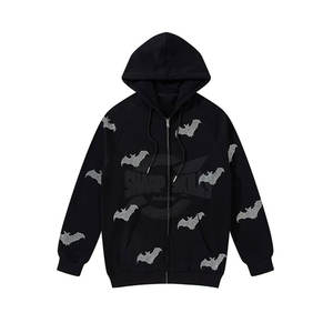 New Arrival Premium Quality Winter <b>Rhinestone</b> <b>Hoodies</b> Casual Wear Breathable <b>Rhinestone</b> <b>Hoodies</b> for Adult - Product Image 1