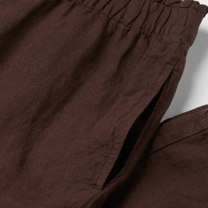 Cotton Linen Pants Women Spring & Summer Large Size Solid Color Hip Pants <b>Elastic</b> <b>Waist</b> Loose Casual Woman's Linen <b>Trousers</b> OEM - Product Image 5