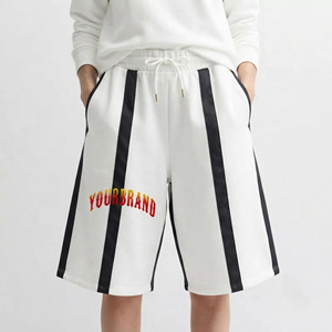 Shorts longs en molleton de coton respirant de haute qualité pour femmes, style décontracté, avec cordon de serrage, pour la course et le style urbain. - Product Image 4
