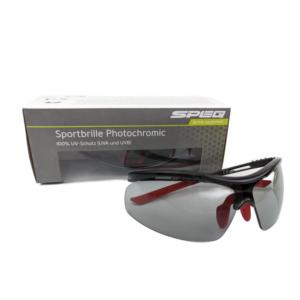 แว่นตาสปอร์ต SPEQ เปลี่ยนสีอัตโนมัติ รุ่น SP-1548C สำหรับปั่นจักรยาน ขี่มอเตอร์ไซค์ เล่นสกี (สีแดง) - Product Image 1