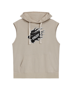 เสื้อครอปมีฮู้ดแขนกุดสำหรับผู้ชายเสื้อครอปแบบลำลองสำหรับฤดูร้อน - Product Image 1