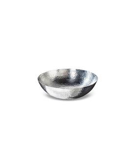 Extra deep stainless steel serving bowl with <b>rolled</b> edges to prevent spillage during mixing or tossing of large salad portions - Product Image 6
