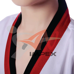 Uniforme de Taekwondo unisexe pour adultes, design personnalisé de haute qualité, prix très compétitif, logo personnalisé flexible, costume en CUIR ANL-1489 - Product Image 4