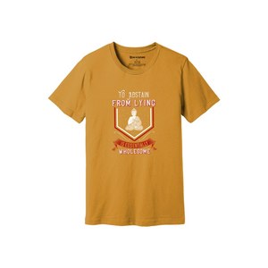 Camiseta de manga corta informal de algodón 100% para mujer, estampado de logotipo con temas de Buda 3D, 12 opciones de color, 160-180, transpirable pesado GSM - Product Image 5