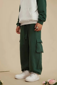 Pantalones Cargo de Moda Urbana para Hombre, con Bolsillos Laterales, Pantalones Cargo de Pierna Ancha para Hombre, Más Vendidos - Product Image 2