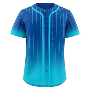 OEM 2025 Maillot de baseball personnalisé | Grande taille antibactérien séchage rapide respirant vêtements de sport pour hommes Impression vintage Design Baseball - Product Image 4