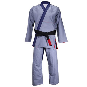 Kimono de Jiu Jitsu BJJ con Logotipo Estampado para Niños y Adultos en Estilos de Taekwondo, Karate y Judo, Incluye Cinturón - Product Image 1