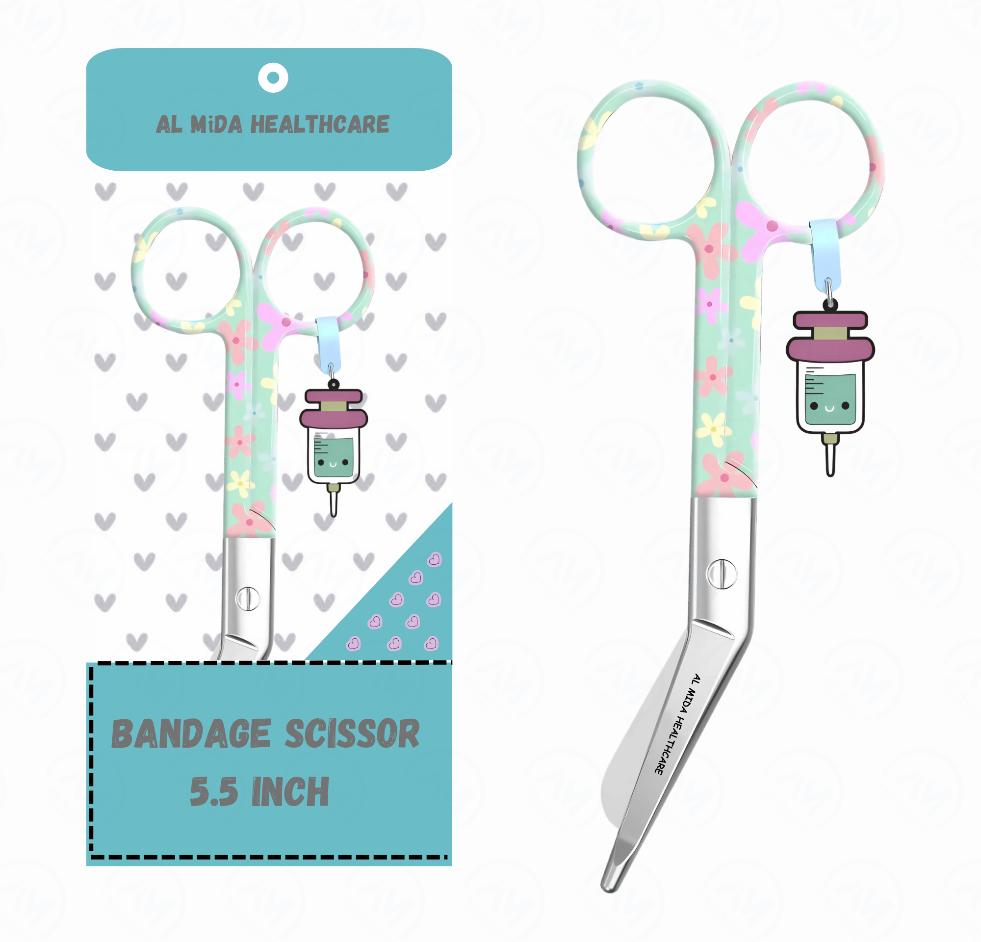 Green Flowers pattern