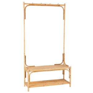 Wholesale rattan clothes <b>rack</b> for clothing store and home use handmade top quality natural <b>cloth</b> rails & <b>racks</b> - Product Image 5