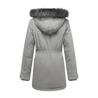 Nuevo Abrigo de Plumón para Mujer, Invierno, Casual, con Capucha de Lana y Peluche, Cierre de Cremallera, Transpirable, de Alta Calidad