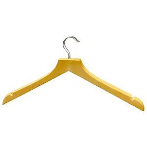 Hot Models Standard Size Customized Wooden Coat Hangerswooden Clothes Hanger Rack For Kids Kid Clothes Shop Solid Wood Clothes