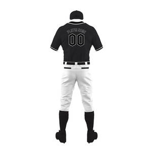 Nombre del equipo Diseño de logotipo personalizado Ropa deportiva Béisbol Softball Ropa Uniformes Conjuntos Adultos 100% Poliéster Spandex Uniformes - Product Image 3