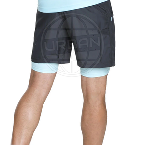 Pantalones Cortos Deportivos de Lona con Cintura Elástica de Secado Rápido, Nuevo Diseño, Logotipo Personalizado a Bajo Precio - Product Image 2