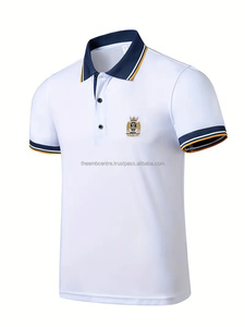Precio al por mayor camiseta de los hombres baratos logotipo personalizado superventas de secado rápido hombres camiseta polos, polos de los hombres - Product Image 6