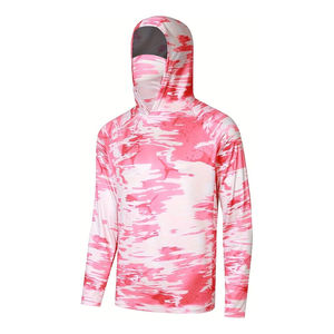 Camisas de Pesca para Hombre, Color Sólido, Transpirables, UPF 50, Personalizables, Estilo Urbano, Mejor Oferta - Product Image 1