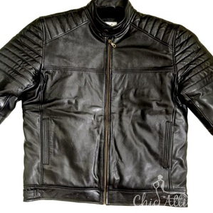 Offre spéciale, veste en cuir véritable de qualité supérieure pour hommes, veste de randonnée en cuir légère et confortable à l'aspect royal pour l'exportation - Product Image 1
