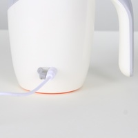 Tasse à lait électrique rotative magnétique personnalisée Emerit 2026 avec logo, 400 ml, tasse auto-mélangeuse, tasse à café intelligente automatique avec poignée