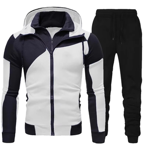 Conjunto de chándal informal para hombre, sudadera con cremallera y pantalones para correr, cómodo, elegante y perfecto para deportes o ropa deportiva de alta tendencia - Product Image 3