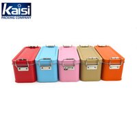 Boîte en métal pour gâteau à l'ananas en gros, emballage en métal, boîte à thé, boîte à pâtisserie, boîte en métal