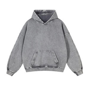 Sudaderas con Capucha Extra Grandes para Hombre, a la Moda, de Invierno, con Efecto Desgastado, Casuales, de Secado Rápido, Ecológicas, 100% Algodón Orgánico, en Oferta - Product Image 6