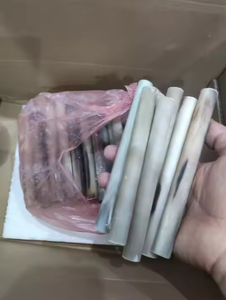 Haute qualité poli noir blanc buffle longue corne rouleaux élégant décoratif couteau poignées timbres boutons de porte de l'inde - Product Image 4