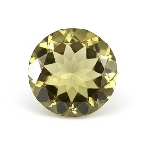 ควอตซ์สีเหลืองธรรมชาติอัญมณีหลวม14มม. สำหรับทำเครื่องประดับ - Product Image 1