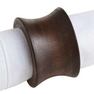 Smooth polished <b>wooden</b> <b>napkin</b> <b>ring</b> with durable construction designed for long lasting use daily meals parties gatherings - Product Image 3