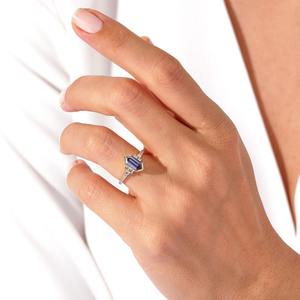 Anillo de piedras preciosas de Alejandrita de Plata de Ley 925, joyería hecha a mano, anillo de estilo bohemio de plata, joyería para mujer, regalo de boda para esposa - Product Image 4