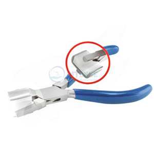 Alicates de ajuste de anillo de acero inoxidable duraderos Alicates de ajuste de anillo de nailon 140MM para herramientas de fabricación de joyas Suministro al por mayor - Product Image 1