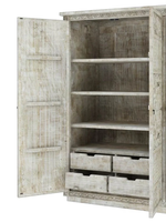 Armoire de luxe en teck massif, 4 tiroirs, étagères, sculptée à la main, meuble de rangement moderne pour chambre à coucher, maison, appartement, hôtel, Java