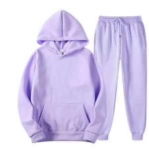 Tracksuit Set Breathable Casual Sports Track Suit Set Comfortable Polyester Cotton with Hood <b>Perfect</b> - Product Image 2