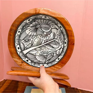 Superior Quality Wooden Food Bowl Premium Quality Large <b>Dinnerware</b> Hotels and Restaurant Food Mixing Bowl With Wood Spoons - Product Image 5