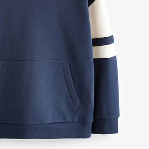 เสื้อฮู้ดเด็กผู้ชาย / ดีไซน์สีตัดต่อ สำหรับผู้ซื้อจำนวนมาก แขนยาว ผ้ามีสไตล์และระบายอากาศได้ดี พร้อมบริการออกแบบโลโก้ตามสั่ง - Product Image 4