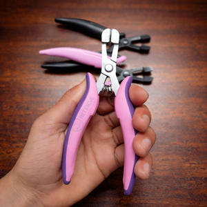 Pince à découper les liens de kératine à prix d'usine, avec ressort d'ouverture pour extensions capillaires micro-nano, outils professionnels pour salon de coiffure - Product Image 4
