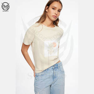 T-shirt de fitness en plein air à manches courtes avec logo personnalisé de qualité supérieure pour hommes 100% coton tissé - Product Image 5