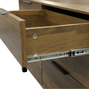 Corsi <b>6</b> <b>Drawer</b> Chest Solid Oak MDF Wood French European Design for Living Room Dining Hotel Use Featuring Storage Features - Product Image 6