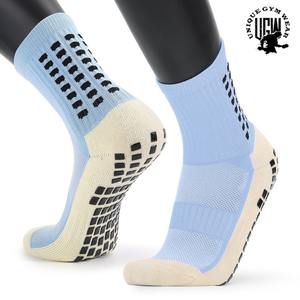 Chaussettes de sport épaisses pour hommes personnalisées - Polyester/Spandex/Nylon/Coton, séchage rapide, respirantes, antidérapantes pour la gym et la musculation - Product Image 4