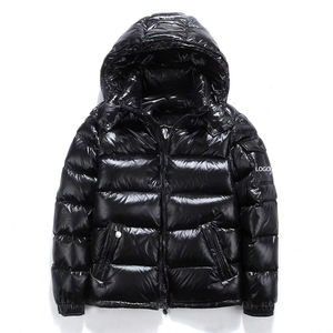 Blouson Bomber Homme Personnalisé Détachable à Col Montant Zippé Léger 100% Coton Rembourré Hiver Streetwear Coupe-Vent Imperméable - Product Image 1