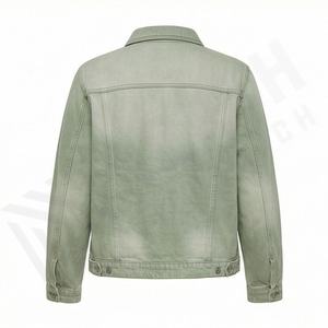 Chaqueta Vaquera Transpirable con Logotipo Frontal Personalizado para Hombre, Nueva Colección de Otoño, Servicio OEM, Ropa de Moda - Product Image 2