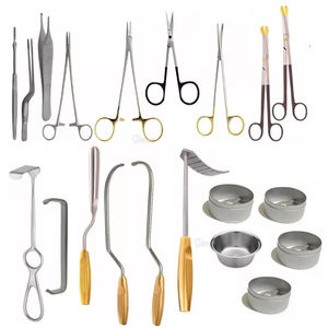 Juego de instrumentos de mamoplastia de 21 piezas de calidad superior, instrumentos quirúrgicos de acero inoxidable, Manual de cirugía plástica, certificado CE - Product Image 1