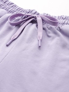 เสื้อวอร์มและกางเกงคอกลมสำหรับผู้หญิงทำจากวัสดุพรีเมียมใหม่สำหรับใส่วิ่งชุดวอร์มสีล้วนทันสมัย - Product Image 4