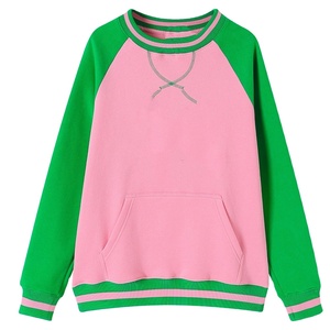 Sweat-shirt en chenille rose Alpha Kapa Alpha 1908, sweat-shirt à poche en chenille, col rond, vêtements grecs de qualité supérieure, provenant du fournisseur - Product Image 1