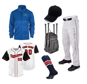 Uniformes de béisbol y sóftbol de poliéster de diseño personalizado, conjuntos completos que incluyen camisetas y pantalones transpirables y de talla grande para adultos - Product Image 1