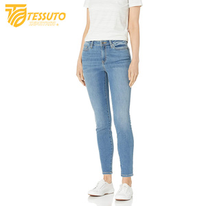 Pantalones cargo de cintura alta para mujer Vaqueros de cintura alta elegantes - Product Image 1